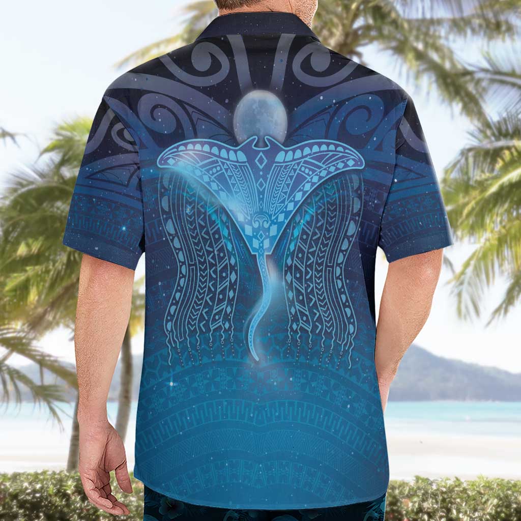 Polynesia Manta Ray Hawaiian Shirt Let's The Sea Set You Free - Polynesian Pride