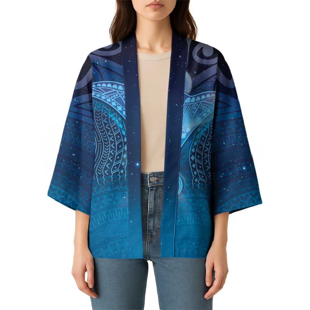 Polynesia Manta Ray Kimono Let's The Sea Set You Free LT05 - Polynesian Pride