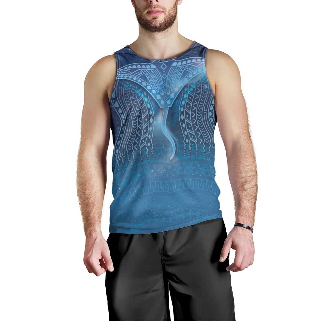 Polynesia Manta Ray Men Tank Top Let's The Sea Set You Free - Polynesian Pride
