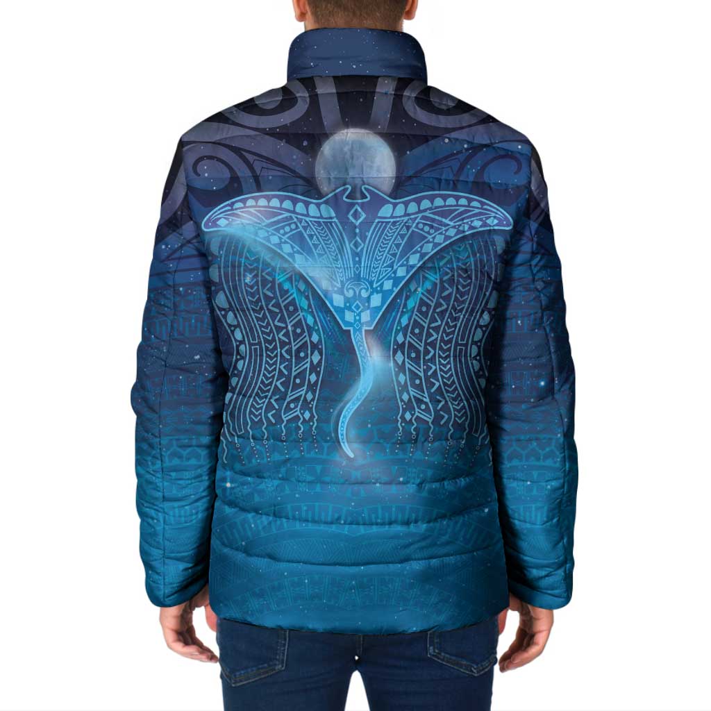 Polynesia Manta Ray Padded Jacket Let's The Sea Set You Free LT05 - Polynesian Pride