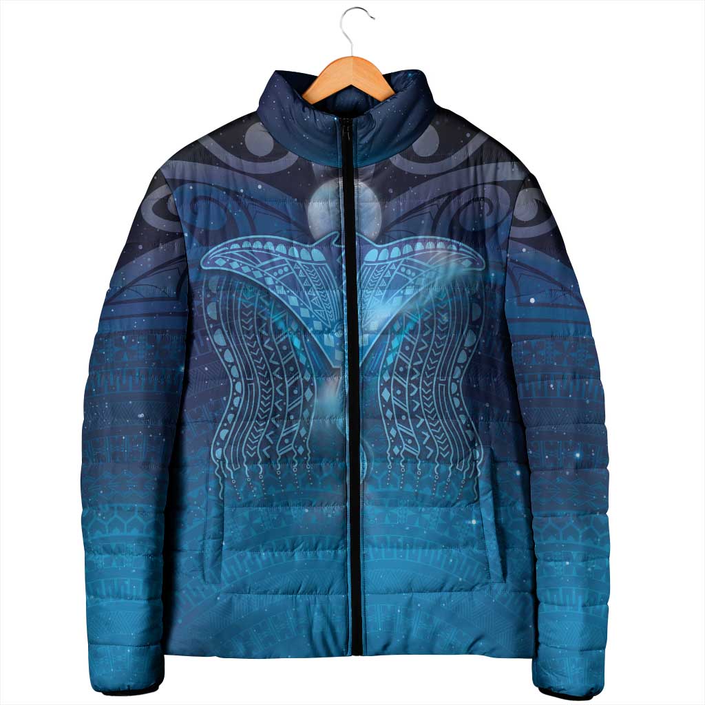 Polynesia Manta Ray Padded Jacket Let's The Sea Set You Free LT05 - Polynesian Pride