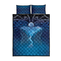 Polynesia Manta Ray Quilt Bed Set Let's The Sea Set You Free - Polynesian Pride