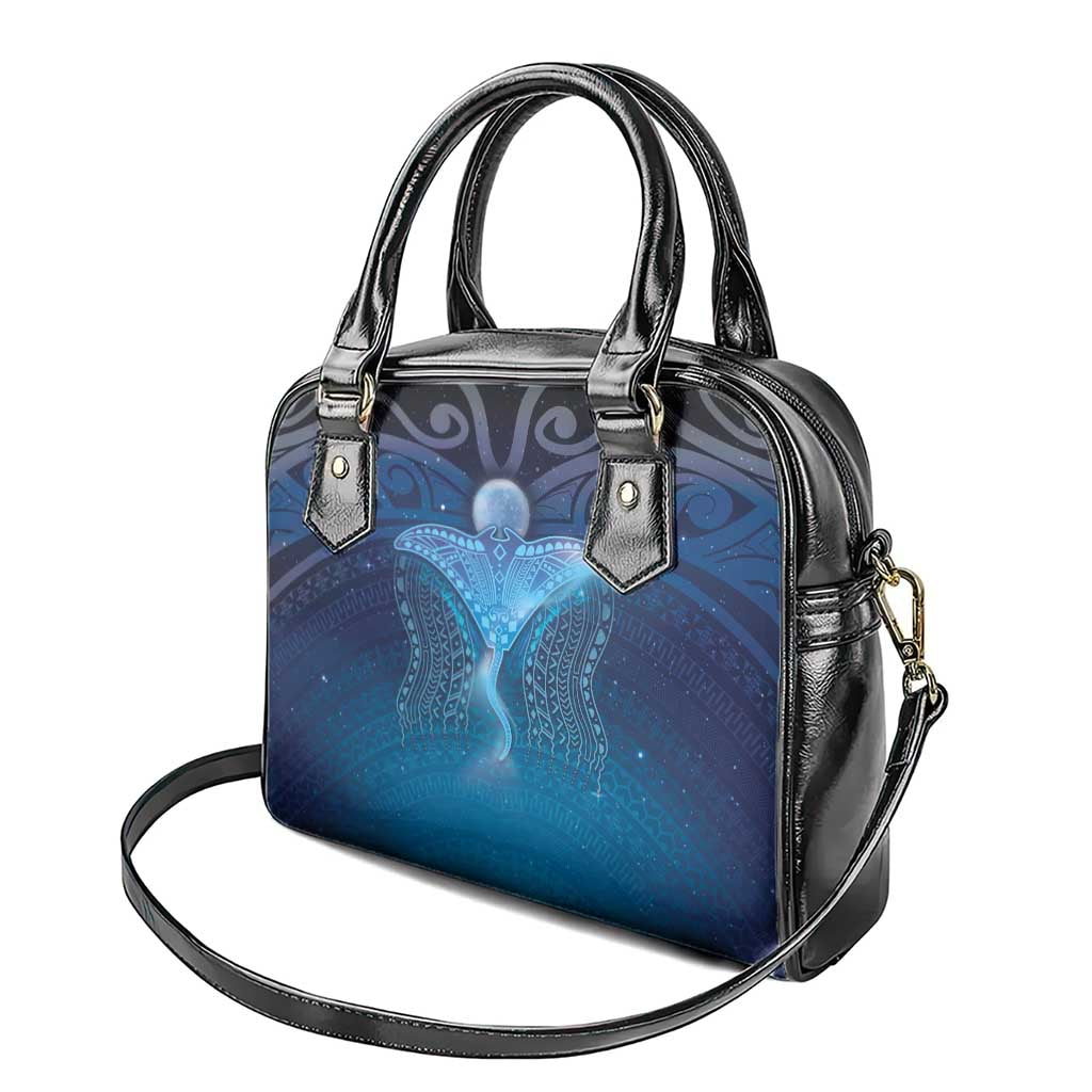 Polynesia Manta Ray Shoulder Handbag Let's The Sea Set You Free - Polynesian Pride