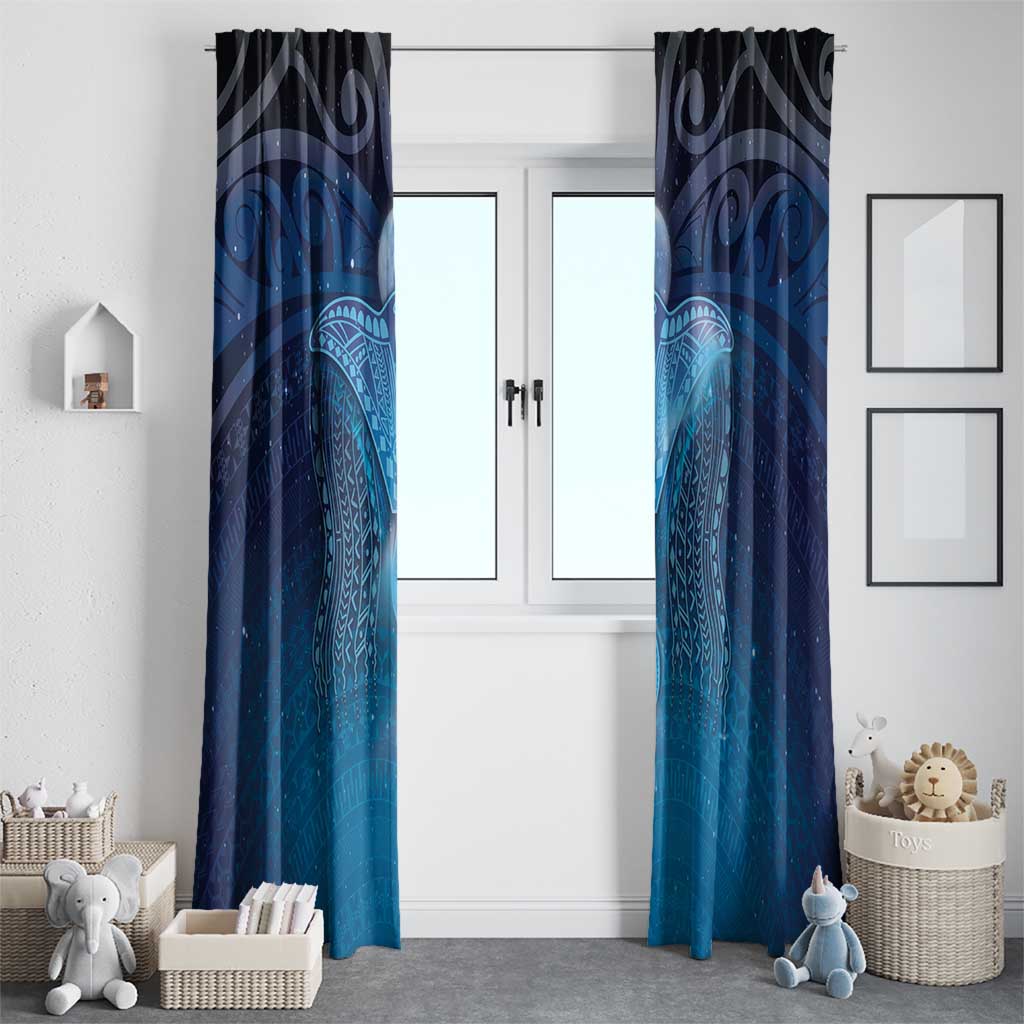 Polynesia Manta Ray Window Curtain Let's The Sea Set You Free LT05 - Polynesian Pride