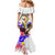 Personalized Filipino American History Month Mermaid Dress The Eight-Rayed Sun Flags With Bald Eagle LT05 - Polynesian Pride