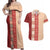 Papua New Guinea Couples Matching Off Shoulder Maxi Dress and Hawaiian Shirt Oro Tapa Pattern