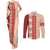 Papua New Guinea Couples Matching Tank Maxi Dress and Long Sleeve Button Shirt Oro Tapa Pattern