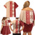 Papua New Guinea Family Matching Off Shoulder Short Dress and Hawaiian Shirt Oro Tapa Pattern