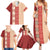 Papua New Guinea Family Matching Summer Maxi Dress and Hawaiian Shirt Oro Tapa Pattern