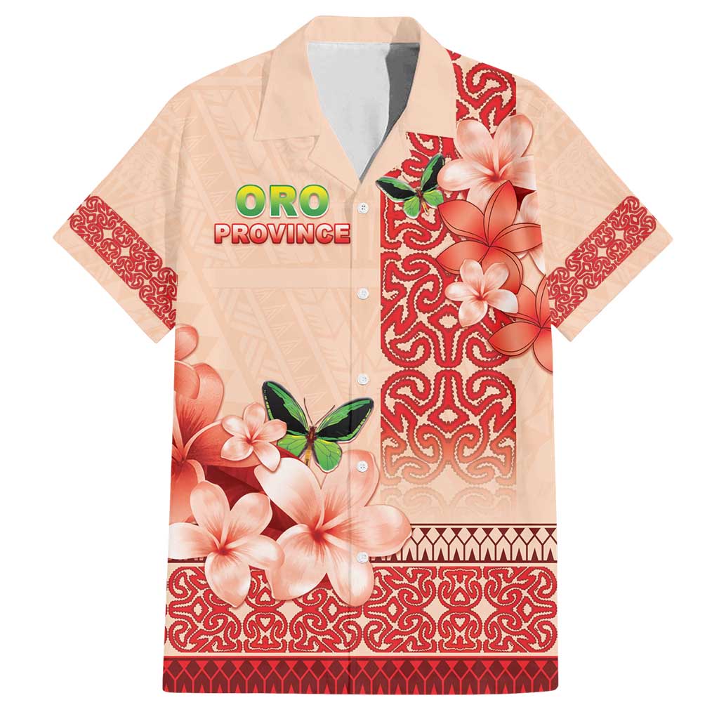 Papua New Guinea Oro Province Family Matching Puletasi and Hawaiian Shirt Oro Birdwing Butterfly