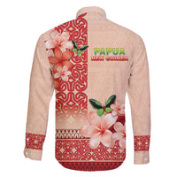 Papua New Guinea Oro Province Family Matching Puletasi and Hawaiian Shirt Oro Birdwing Butterfly