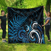 New Zealand Sea Week Quilt Maori Wave Pattern Ocean Blue LT05 - Polynesian Pride