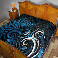 New Zealand Sea Week Quilt Maori Wave Pattern Ocean Blue LT05 - Polynesian Pride