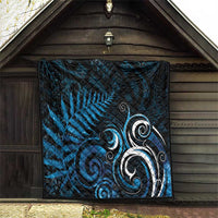 New Zealand Sea Week Quilt Maori Wave Pattern Ocean Blue LT05 - Polynesian Pride