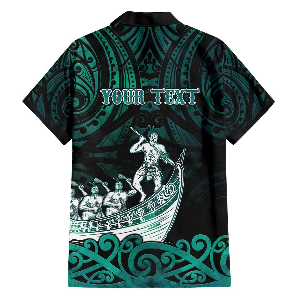 Personalised New Zealand Waka Racing Family Matching Tank Maxi Dress and Hawaiian Shirt Maori Warriors LT05 - Polynesian Pride