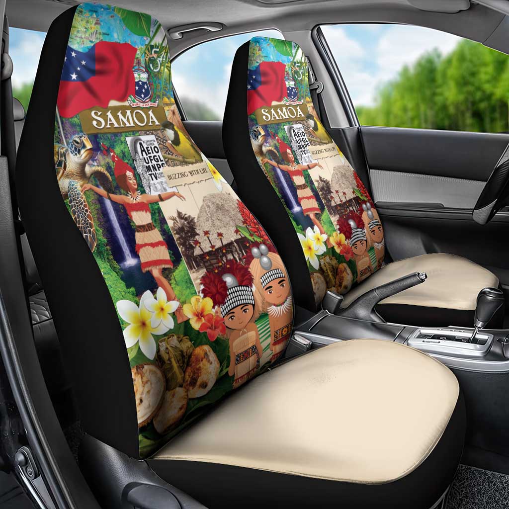 Samoa Culture Car Seat Cover Embracing The Spirit