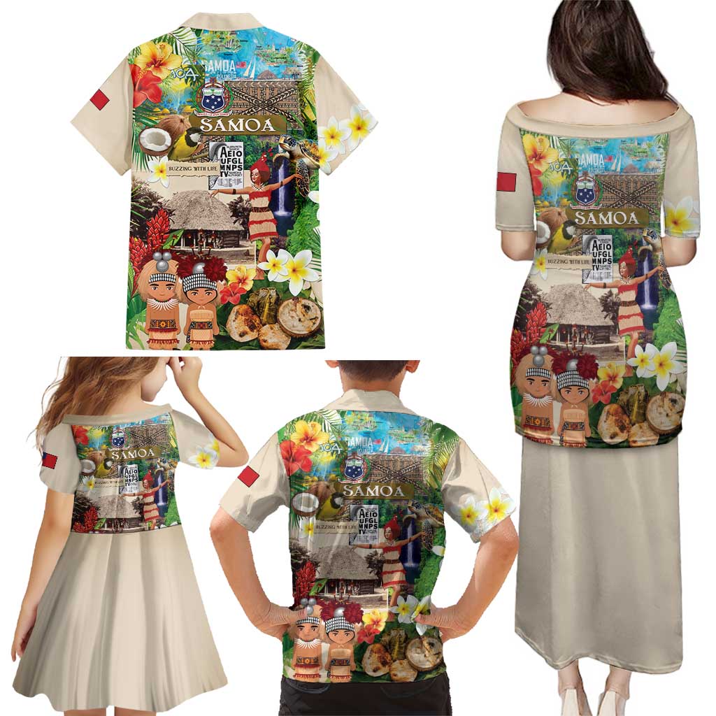 Samoa Culture Family Matching Puletasi and Hawaiian Shirt Embracing The Spirit
