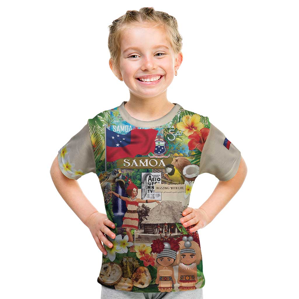 Samoa Culture Kid T Shirt Embracing The Spirit