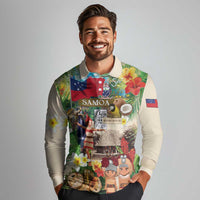 Samoa Culture Long Sleeve Polo Shirt Embracing The Spirit