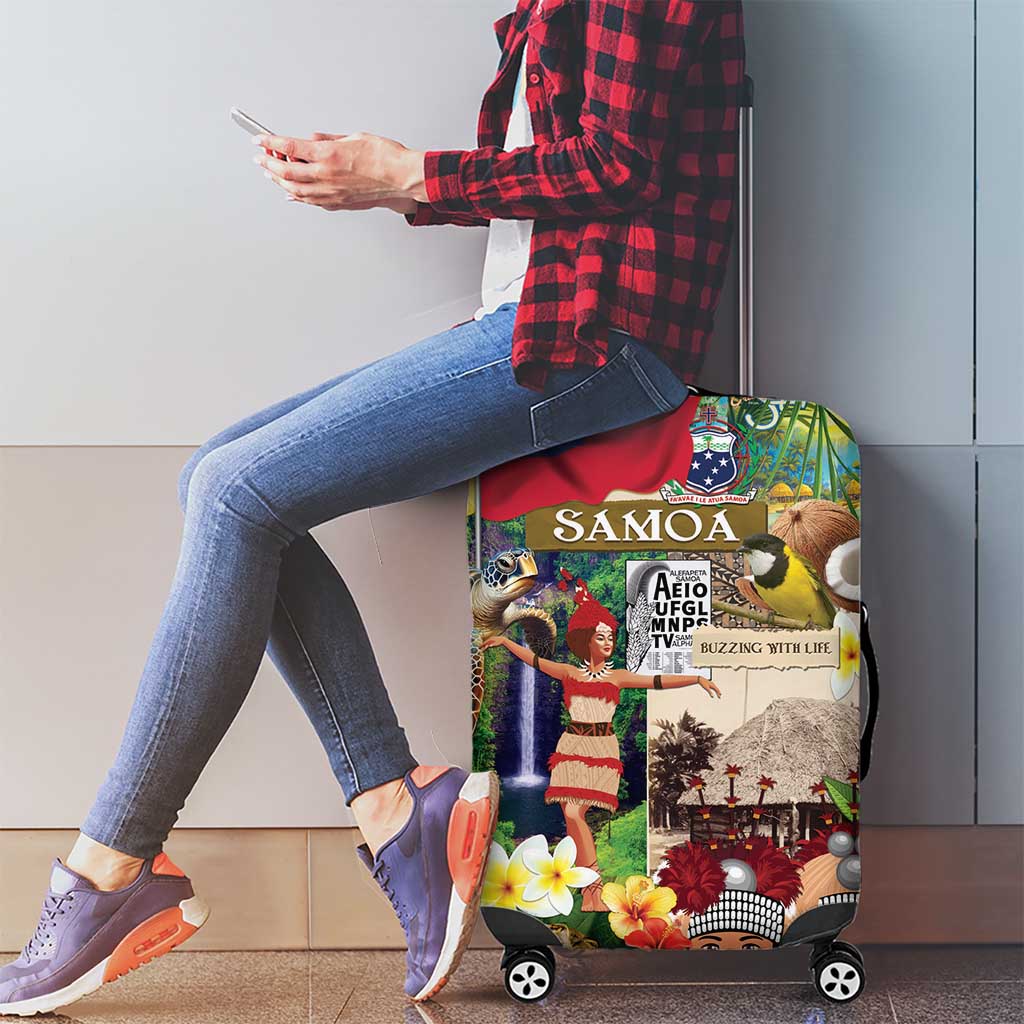 Samoa Culture Luggage Cover Embracing The Spirit