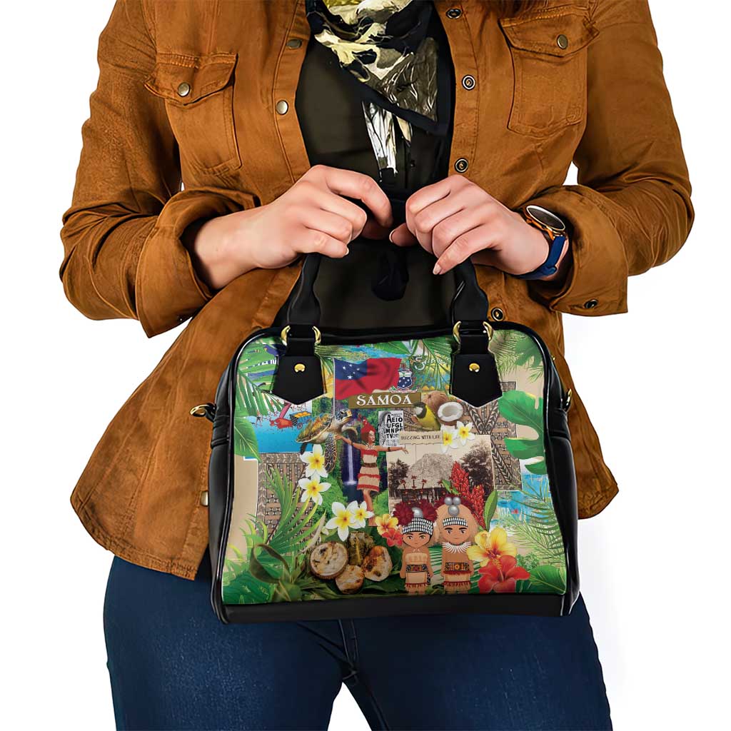 Samoa Culture Shoulder Handbag Embracing The Spirit