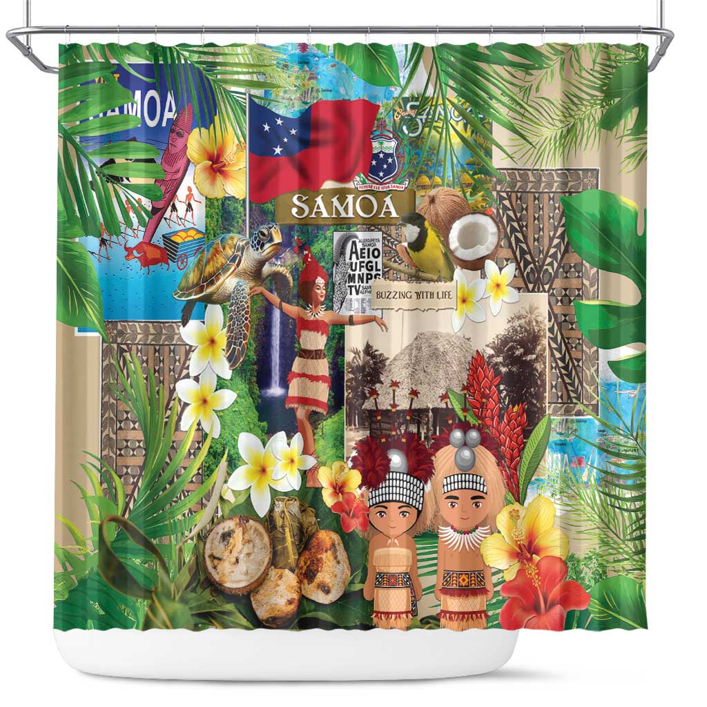 Samoa Culture Shower Curtain Embracing The Spirit