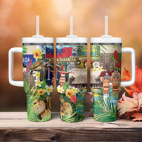 Samoa Culture Tumbler With Handle Embracing The Spirit LT05 - Polynesian Pride