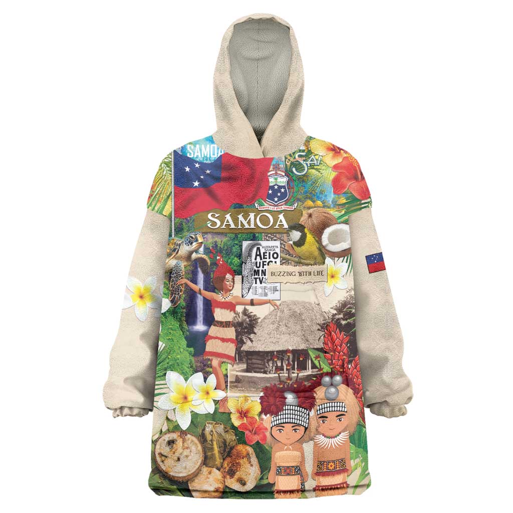 Samoa Culture Wearable Blanket Hoodie Embracing The Spirit