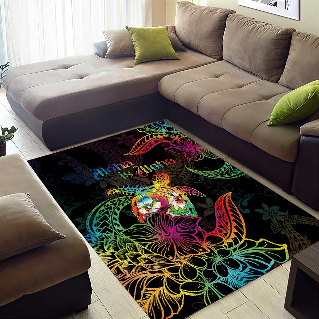 Hawaii Pride Area Rug Aloha Is Aloha