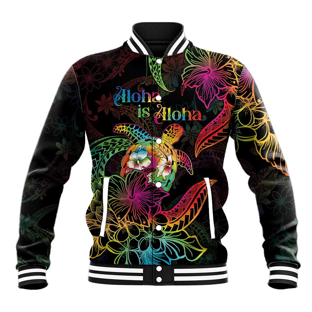 Hawaii Pride Baseball Jacket Aloha Is Aloha