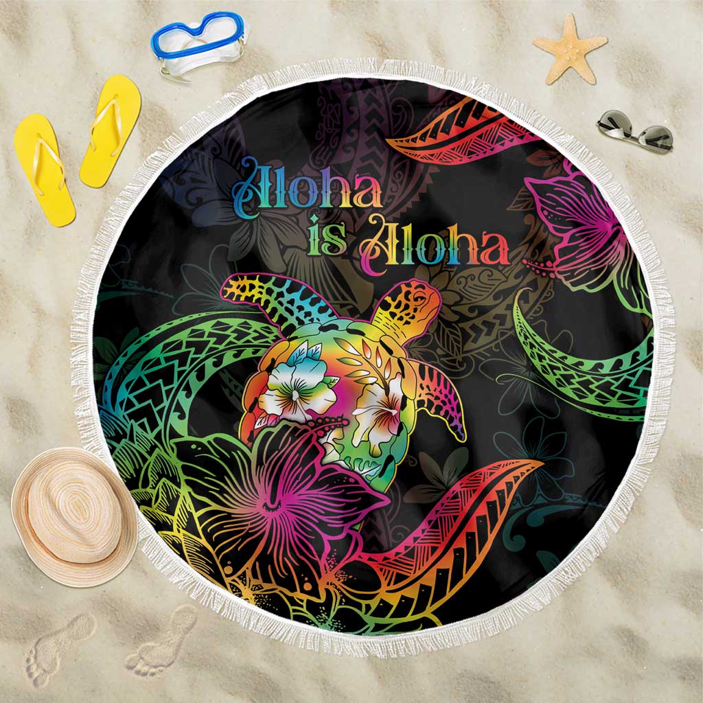 Hawaii Pride Beach Blanket Aloha Is Aloha