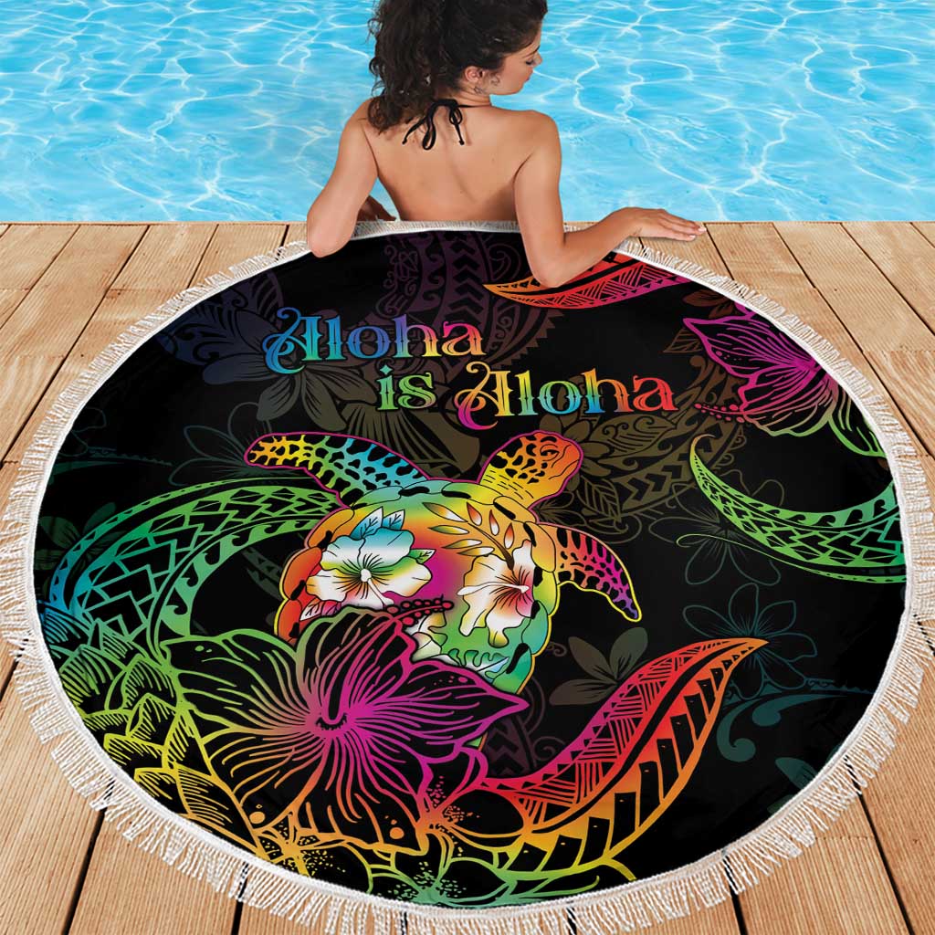 Hawaii Pride Beach Blanket Aloha Is Aloha