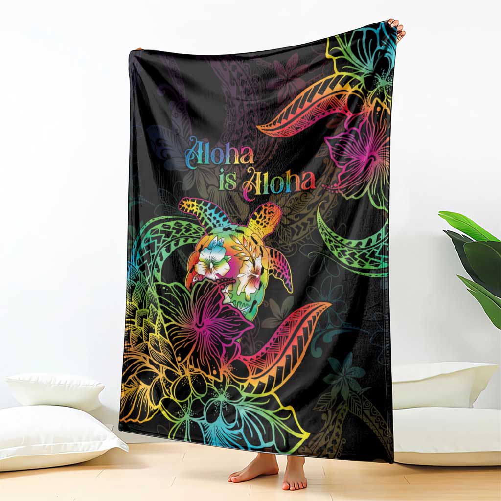 Hawaii Pride Blanket Aloha Is Aloha