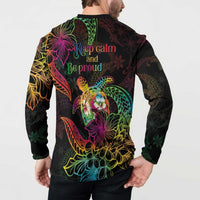 Hawaii Pride Button Sweatshirt Aloha Is Aloha