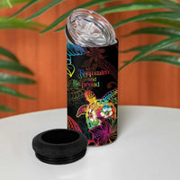 Hawaii Pride 4 in 1 Can Cooler Tumbler Aloha Is Aloha