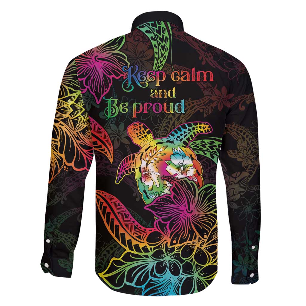 Hawaii Pride Family Matching Long Sleeve Bodycon Dress and Hawaiian Shirt Aloha Is Aloha