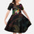 Hawaii Pride Family Matching Off The Shoulder Long Sleeve Dress and Hawaiian Shirt Aloha Is Aloha