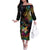 Hawaii Pride Family Matching Off The Shoulder Long Sleeve Dress and Hawaiian Shirt Aloha Is Aloha