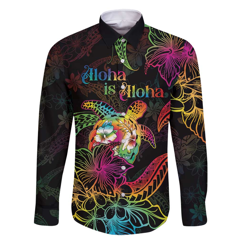 Hawaii Pride Family Matching Off Shoulder Short Dress and Hawaiian Shirt Aloha Is Aloha