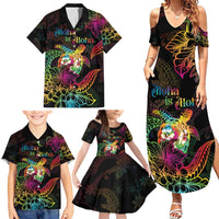 Hawaii Pride Family Matching Summer Maxi Dress and Hawaiian Shirt Aloha Is Aloha