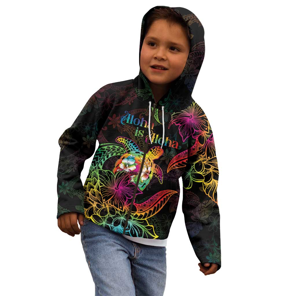 Hawaii Pride Kid Hoodie Aloha Is Aloha