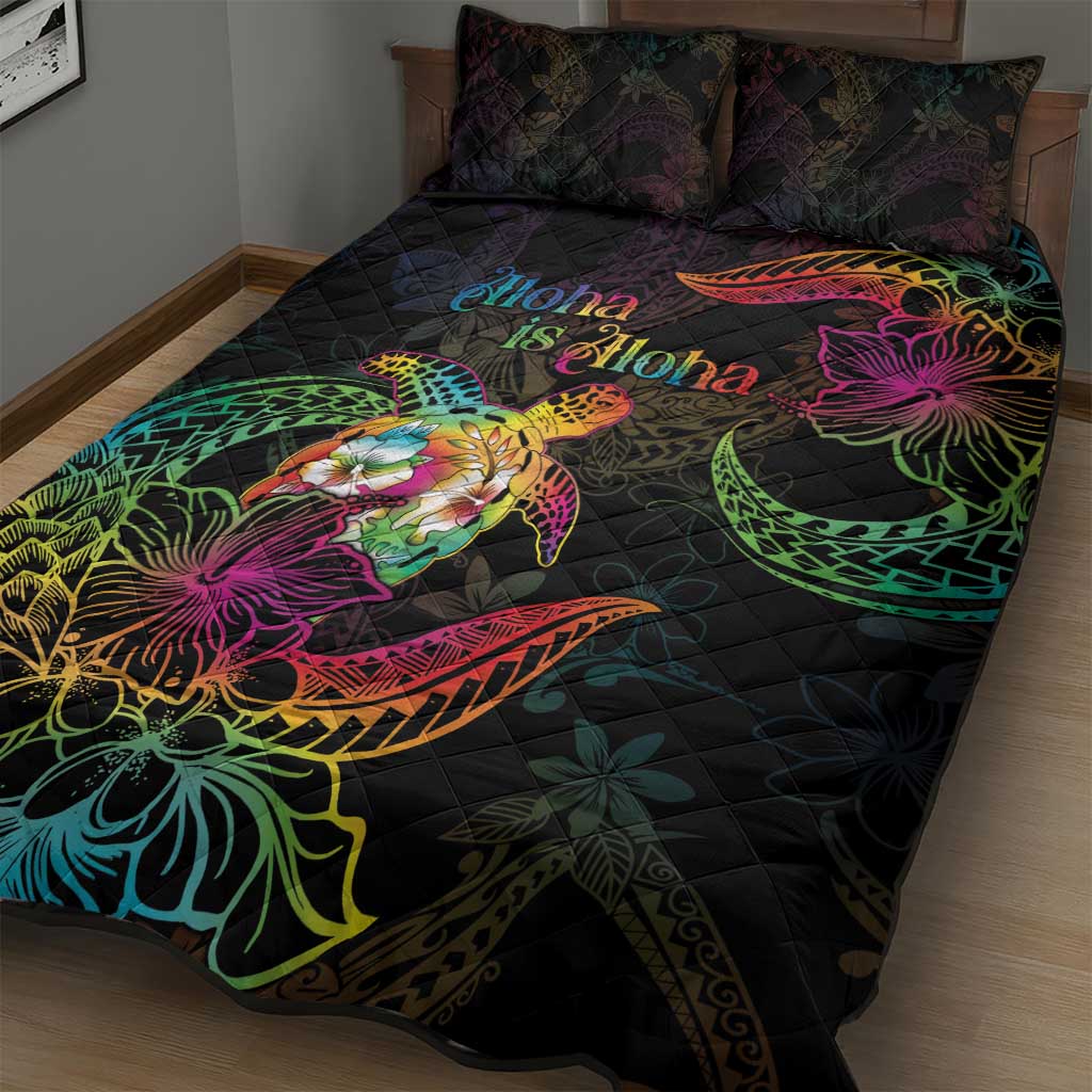 Hawaii Pride Quilt Bed Set Aloha Is Aloha