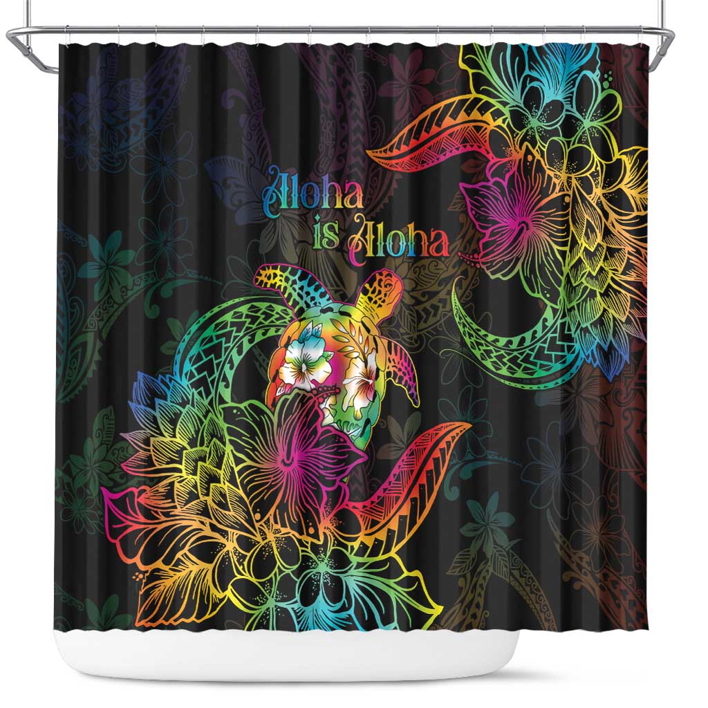Hawaii Pride Shower Curtain Aloha Is Aloha