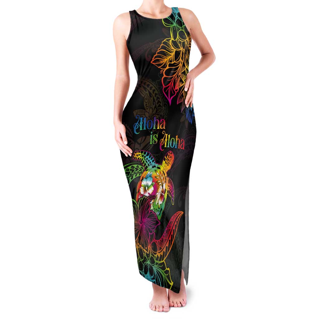 Hawaii Pride Tank Maxi Dress Aloha Is Aloha