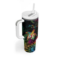 Hawaii Pride Tumbler With Handle Aloha Is Aloha