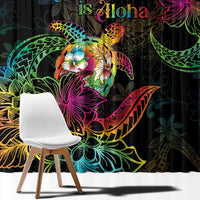 Hawaii Pride Window Curtain Aloha Is Aloha LT05 - Polynesian Pride