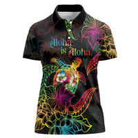 Hawaii Pride Women Polo Shirt Aloha Is Aloha