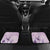 Hawaii Tapa Pattern With Violet Hibiscus Car Mats