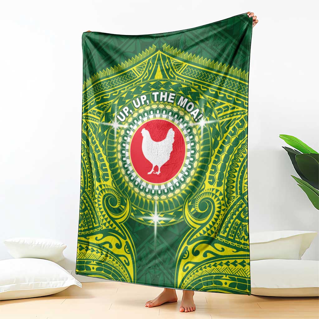 American Samoa Manua Cession Day Blanket Up Up The Moa LT05 - Polynesian Pride
