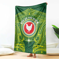 American Samoa Manua Cession Day Blanket Up Up The Moa LT05 - Polynesian Pride